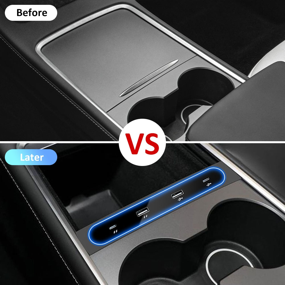 Model 3/Y Center Console USB Hub