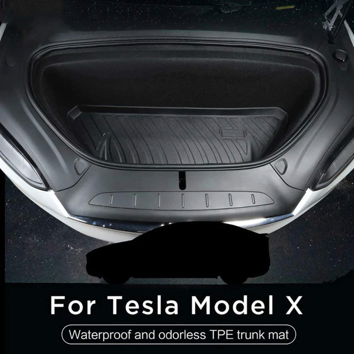 5 Seater Tesla Model X Floor Mats (2021-2024)