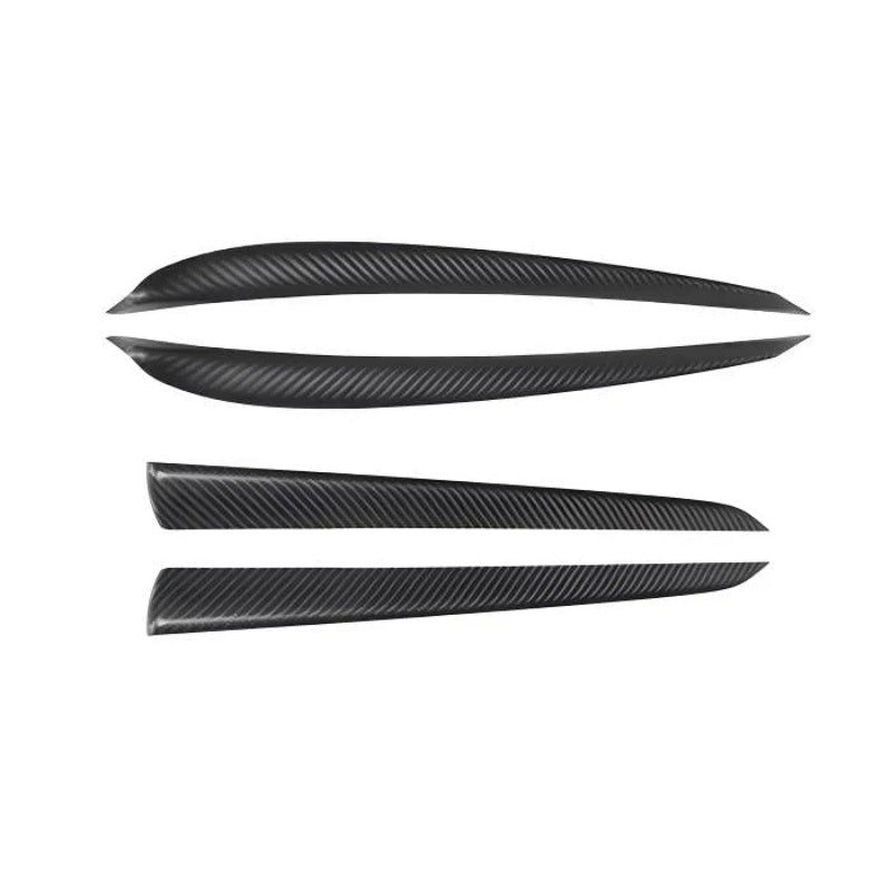 Carbon Fiber Door Panel Trim Overlay for Tesla Model S/X