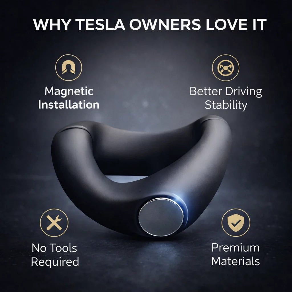 Tesla Model 3 Highland/Model Y Juniper Steering Assist Weight | FSD Autopilot Counterweight Ring