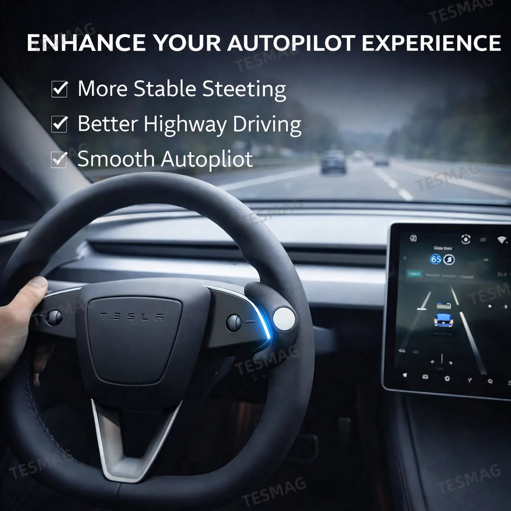 Tesla Model 3 Highland/Model Y Juniper Steering Assist Weight | FSD Autopilot Counterweight Ring