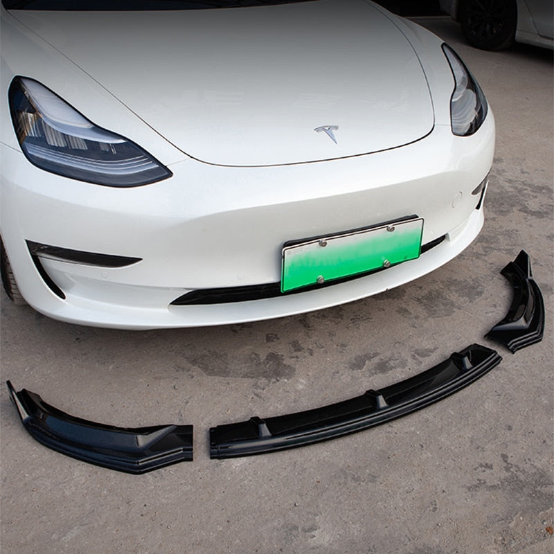 Tesla Model 3/Y Front Lip ABS Painted Spoiler (2021-2023)