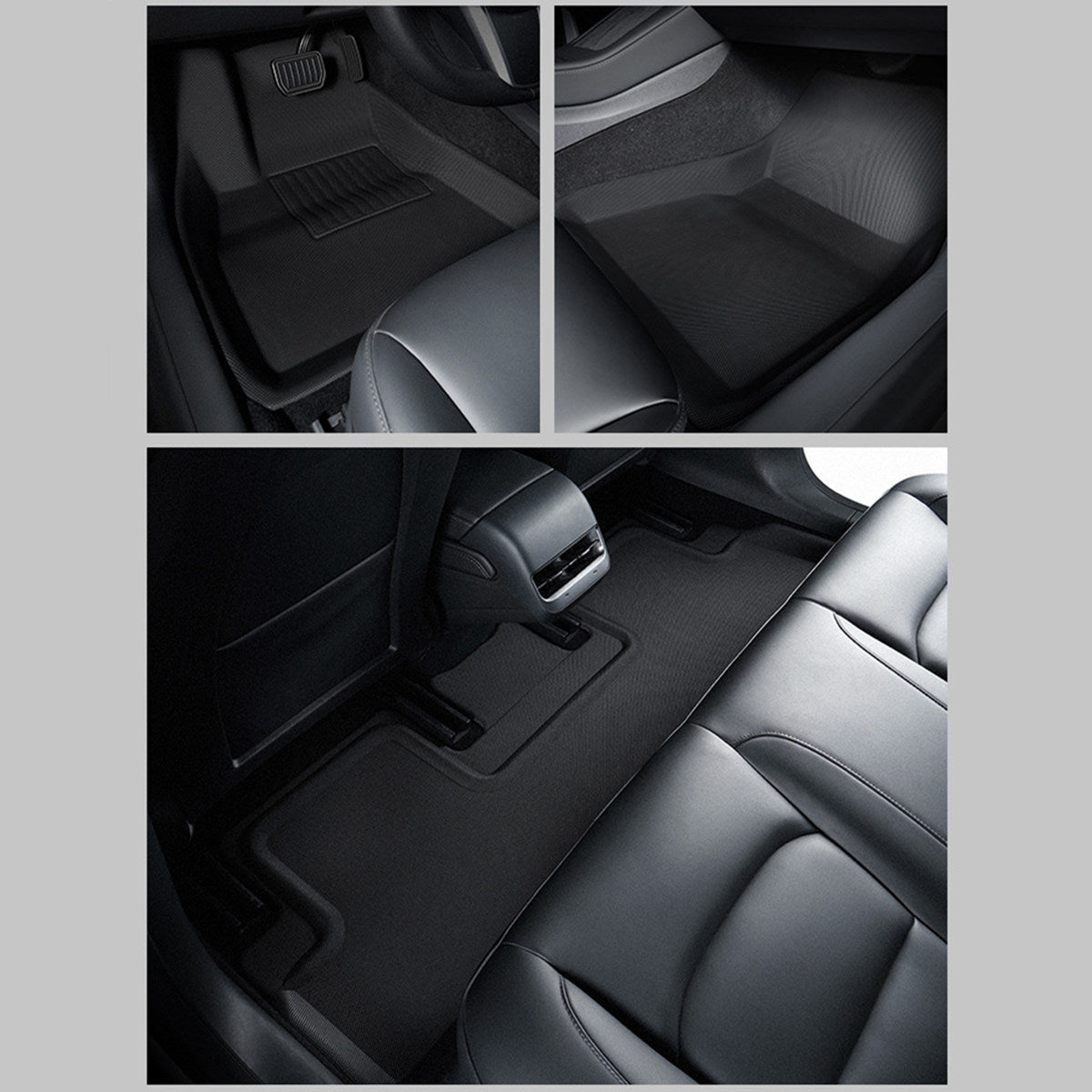3D All Weather Tesla Model 3 Floor Mats（2020-2023）