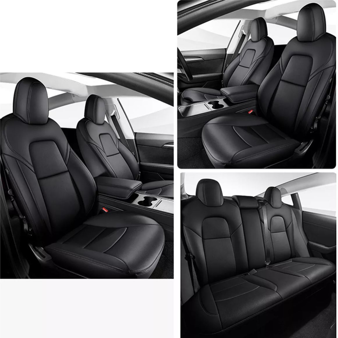 2025 Luxury Comfort Premium Tesla Seat Covers For Tesla Model 3 Highland/Y Junpier