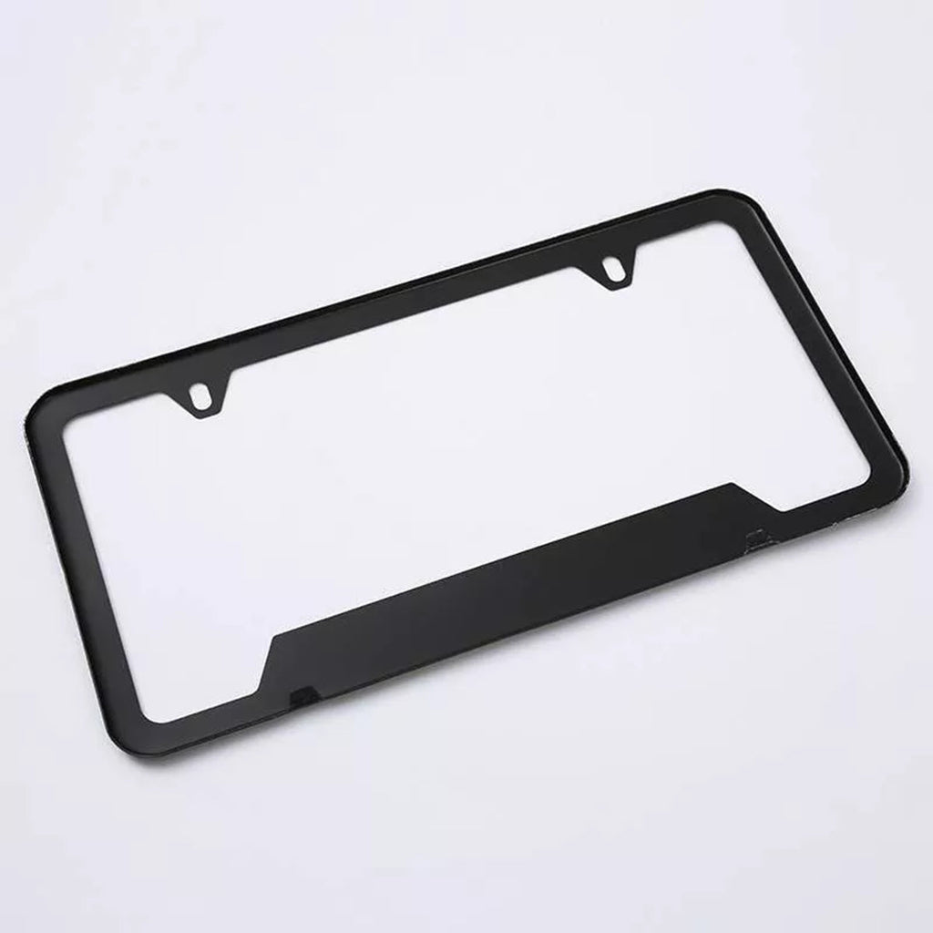 2pcs Tesla Model 3 Black Stainless Metal License Plate Frame（2017-2023.10）