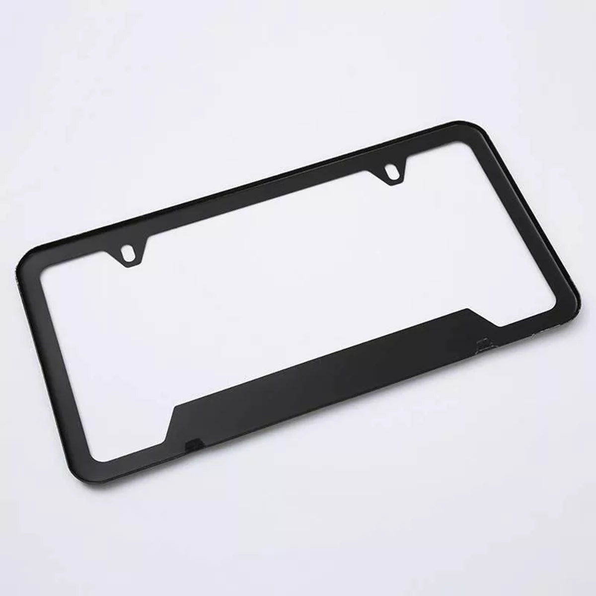 2pcs Tesla Model 3 Black Stainless Metal License Plate Frame（2017-2023.10）