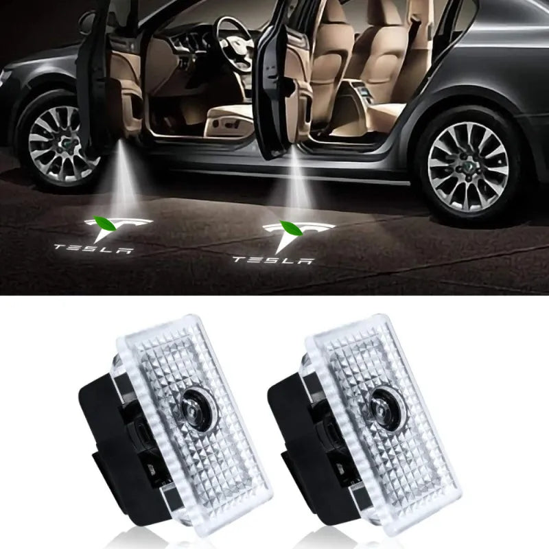 4pcs Original special plug projection light for Tesla Model 3/Y/X/S