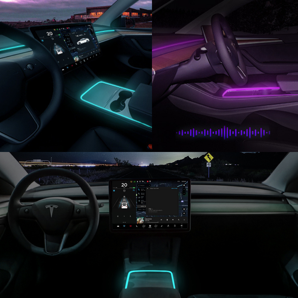 Ambient Lights suitable for Tesla Model 3/Y (2019-2024)