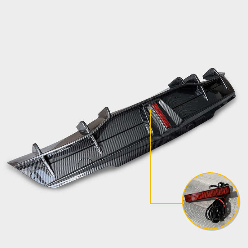 Rear Diffuser for Tesla Model 3/Y with LED Lights （2020-2024）