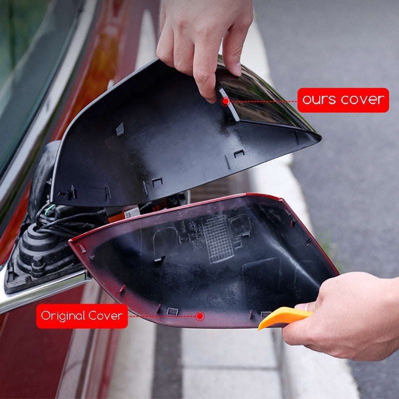 Side Mirror Replacement Covers for Tesla Model 3 (2017-2024)
