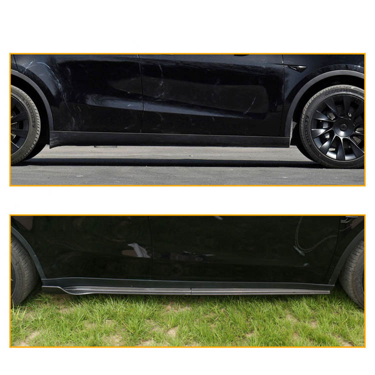 ABS Plastic Side Skirt for Tesla Model Y（2020-2024）
