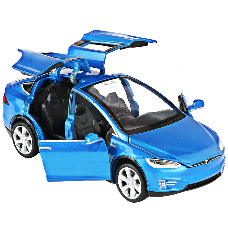 1:32 Tesla Model X Toy Car - Alloy Car Model Diecasts