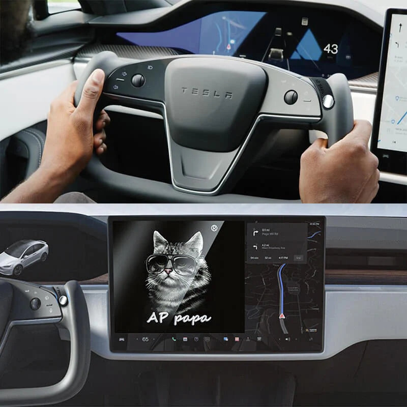 AP PAPA Yoke Version Autopilot Buddy for Tesla Model S/X (2021-2026)