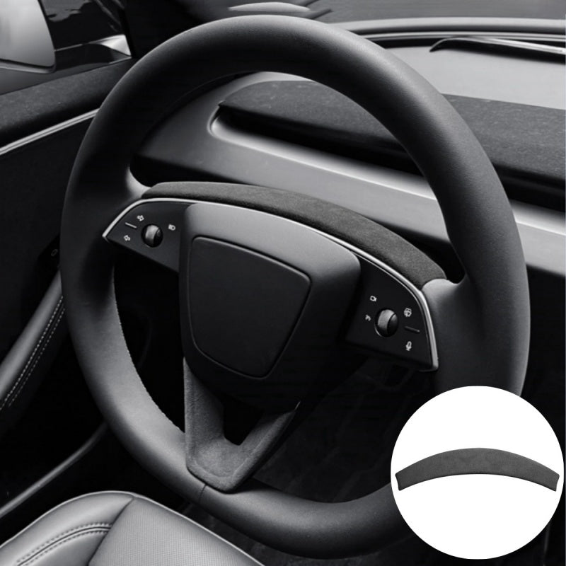 Alcantara Steering Wheel Strip Cover for Tesla Model 3 Highland/Y Juniper
