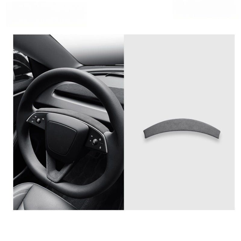 Alcantara Steering Wheel Strip Cover for Tesla Model 3 Highland/Y Juniper
