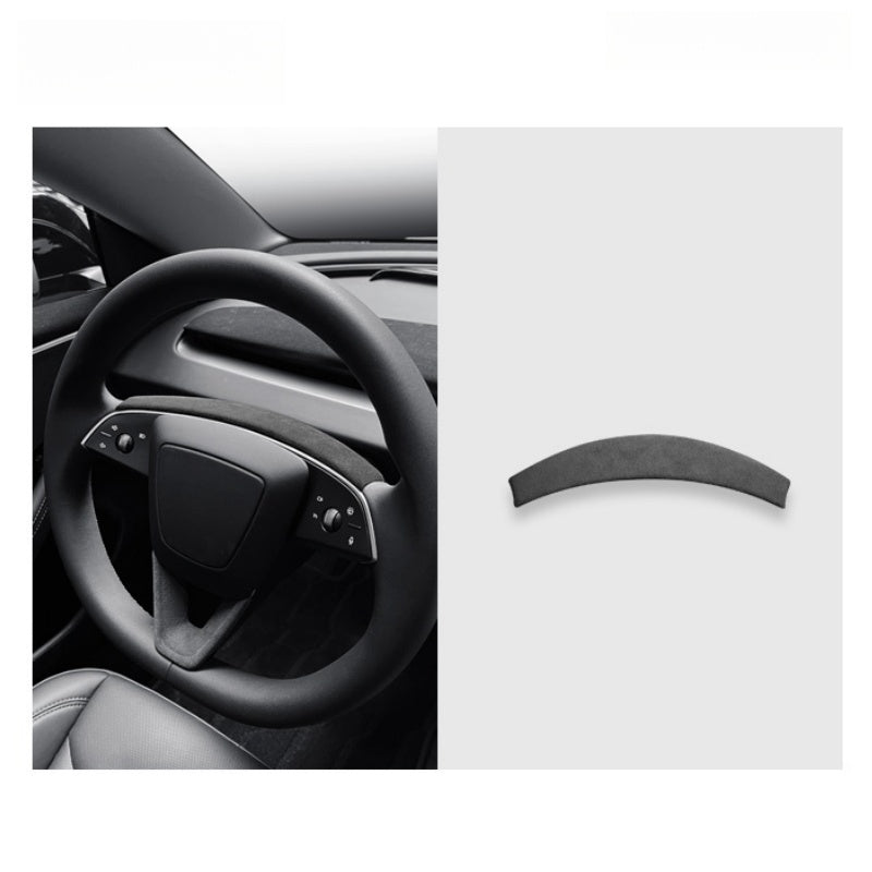 Alcantara Steering Wheel Strip Cover for Tesla Model 3 Highland/Y Juniper