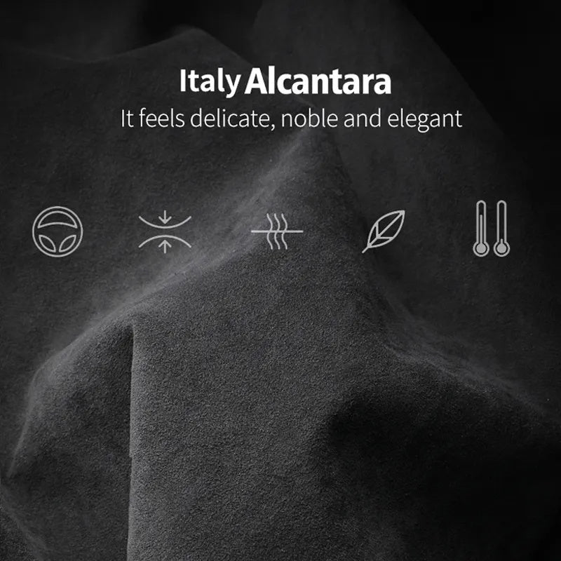 Alcantara Tesla Hand Stitch Steering Wheel Cover for Model 3/Y (2017-2024)
