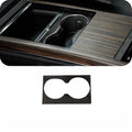 Carbon Fiber Center Console Cover Cup Holder Frame for Tesla Model S/X