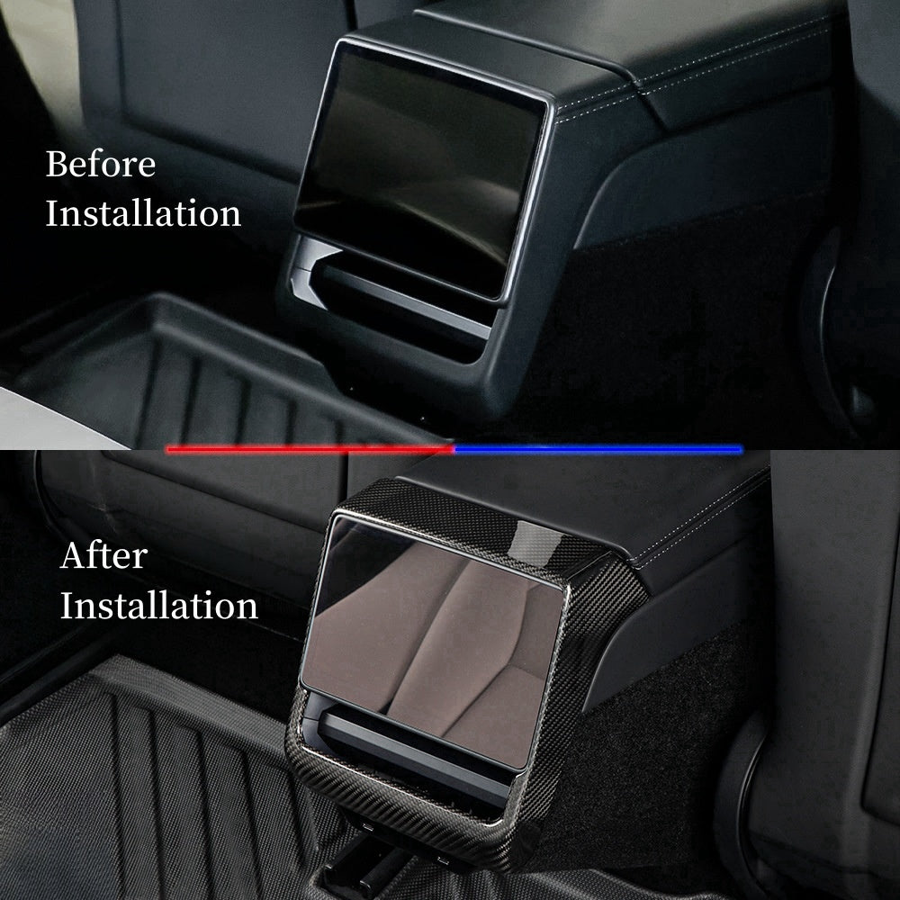 Carbon Fiber Rear Seat Vent Cover for Tesla Model 3 Highland/Y Juniper