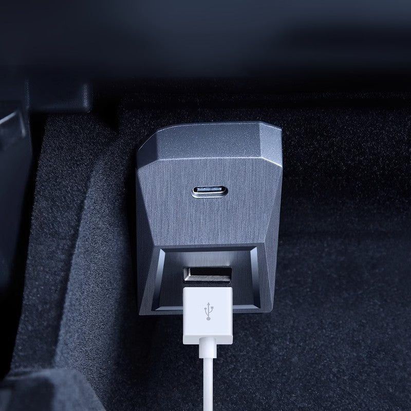 USB Glovebox Charging Hub for Tesla Model 3 Highland/Y Juniper