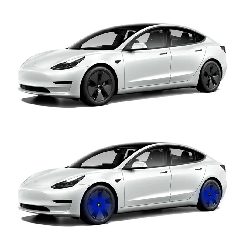 19" Floating Cap for Tesla Model 3 (4pcs)