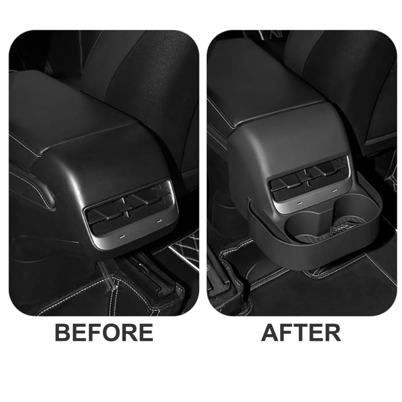 Tesla Model 3/Y Backseat Double Cup Holder & Phone Holder （2019-2024）
