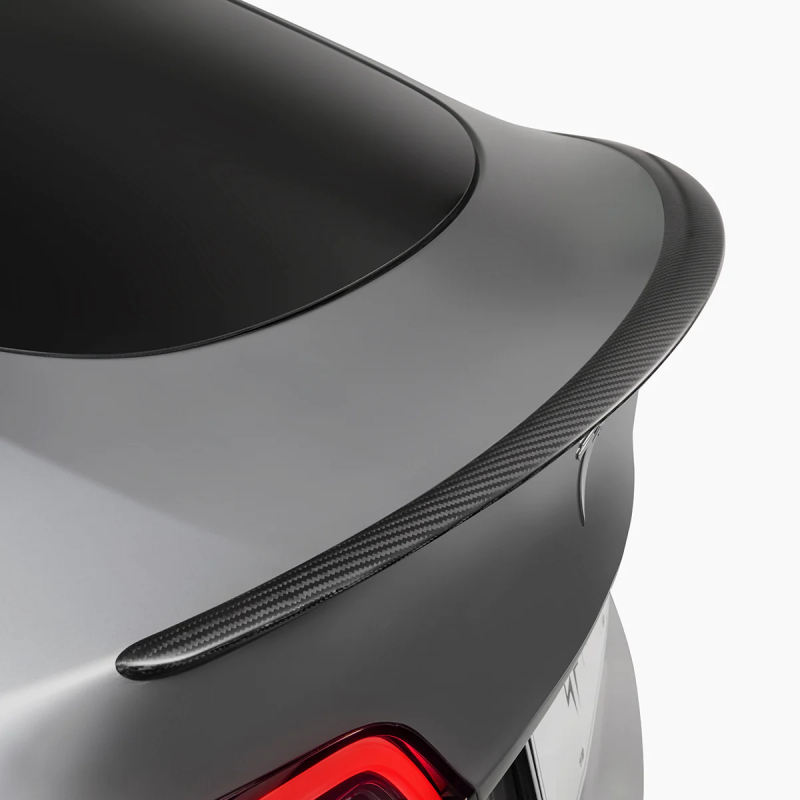 Tesla Model S Real Carbon Fiber Trunk Spoiler （2021-2023）