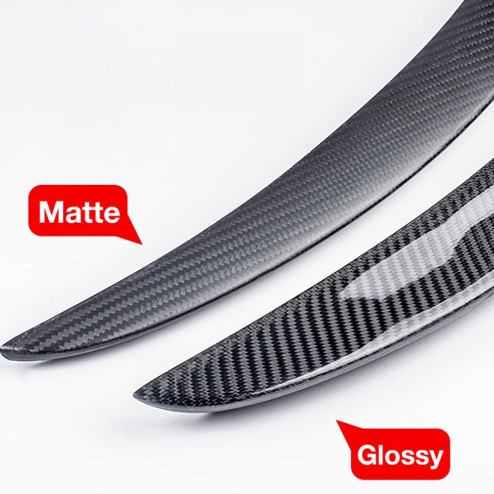 Tesla Model S Real Carbon Fiber Trunk Spoiler （2021-2023）