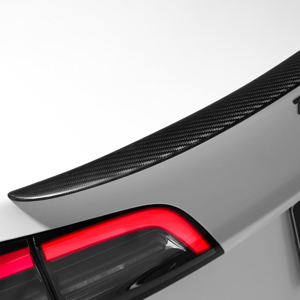 Tesla Model S Real Carbon Fiber Trunk Spoiler （2021-2023）