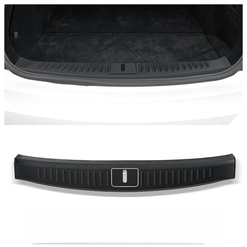 TPE Rear Trunk Door Sill Protector for Tesla Model X / S 2023-2025