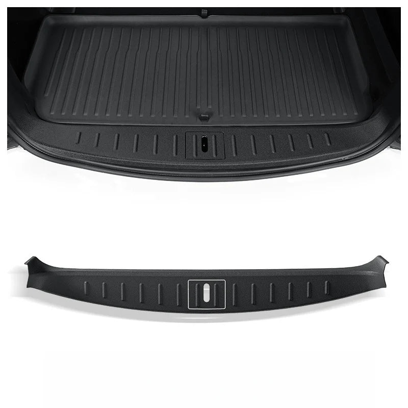 TPE Rear Trunk Door Sill Protector for Tesla Model X / S 2023-2025