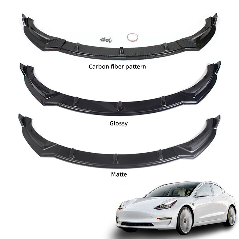 Tesla Model 3/Y Front Lip ABS Painted Spoiler (2021-2023)