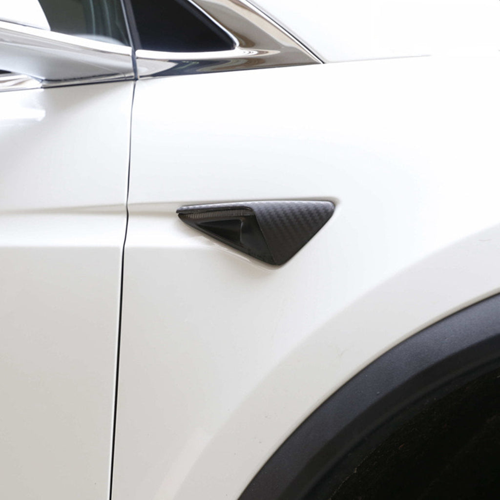Real Carbon Fiber Side Camera Cover for Tesla Model 3 Highland/Y Juniper