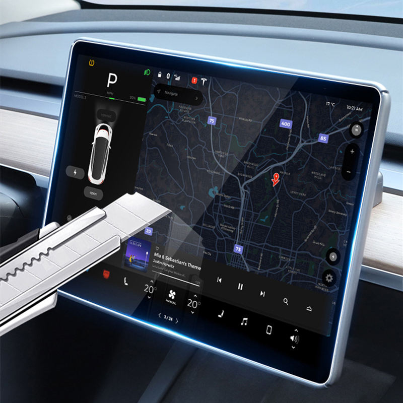 2pcs Blue Light Screen Protector for Tesla Model 3/Y