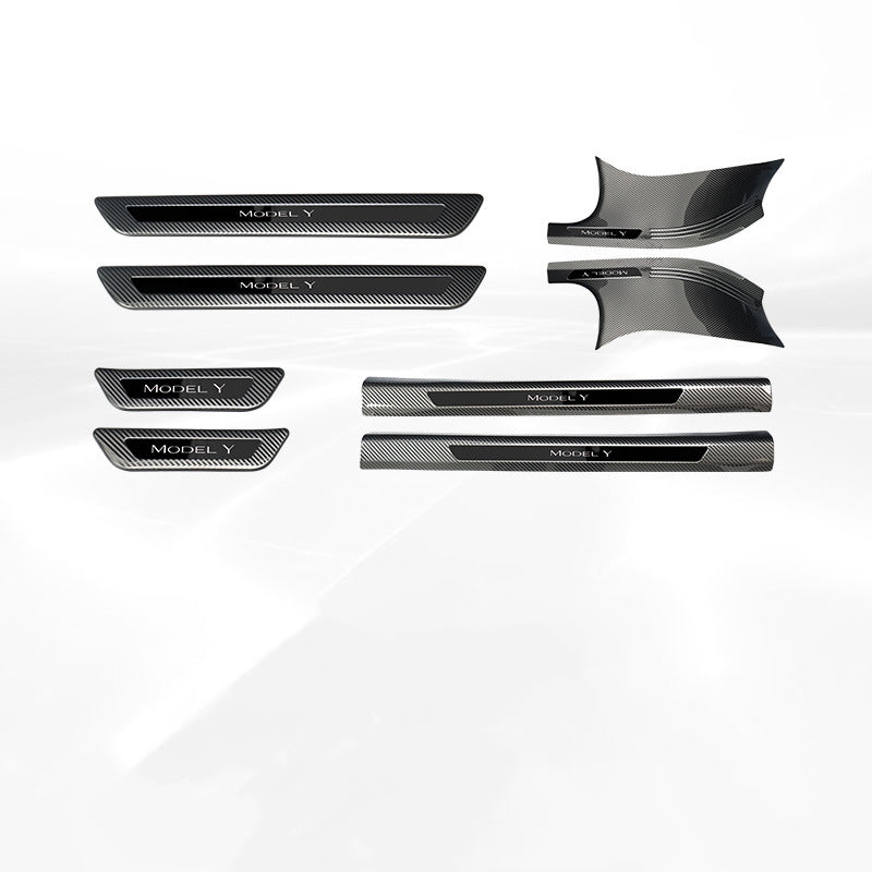 Stainless Steel Threshold Protection Strip for Tesla Model 3/Y