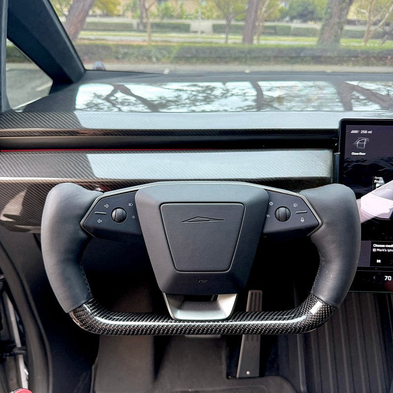 Tesla Cybertruck Heated Yoke Steering Wheel