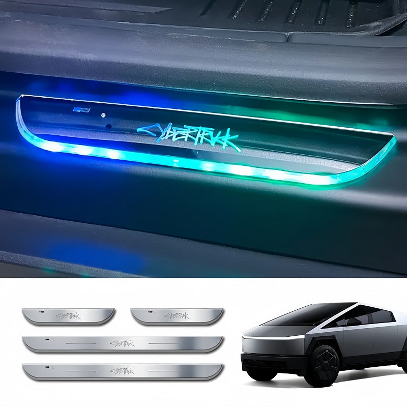 Tesla Cybertruck Illuminated Door Sill