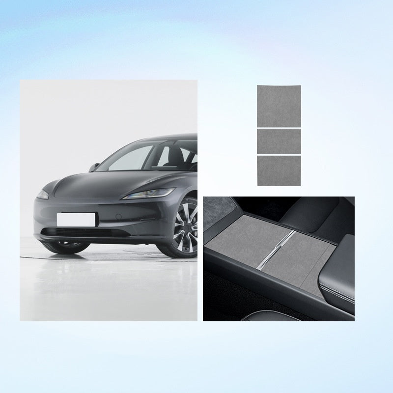 Tesla Model 3 Highland /Y Juniper Alcantara center console patch