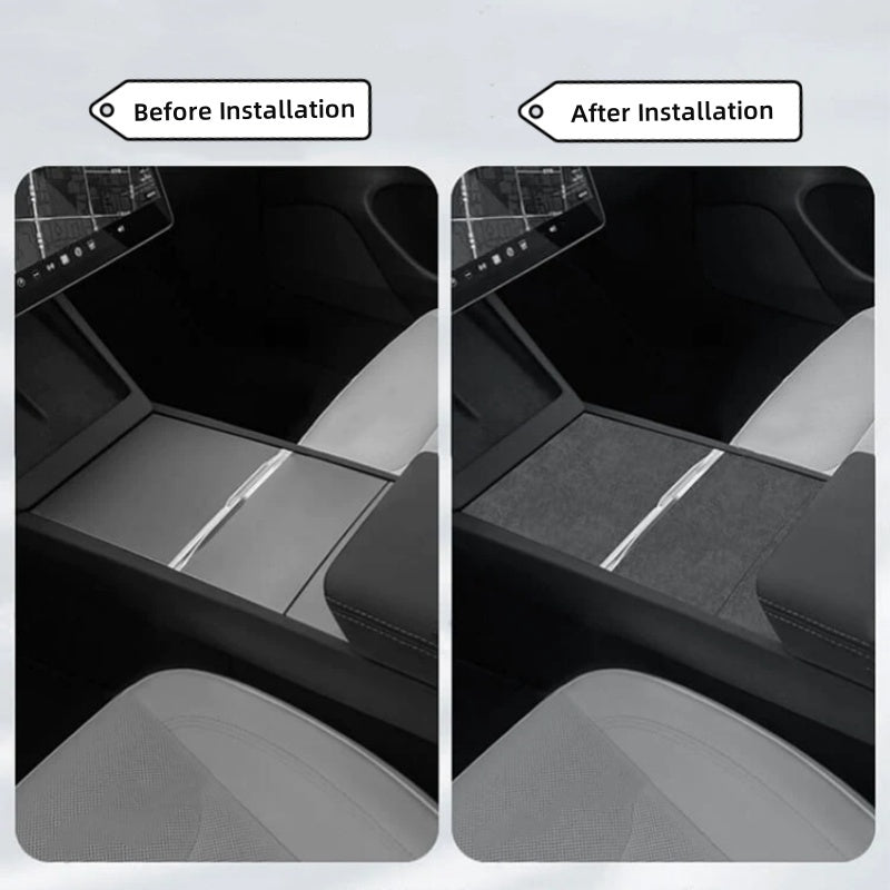 Tesla Model 3 Highland /Y Juniper Alcantara center console patch