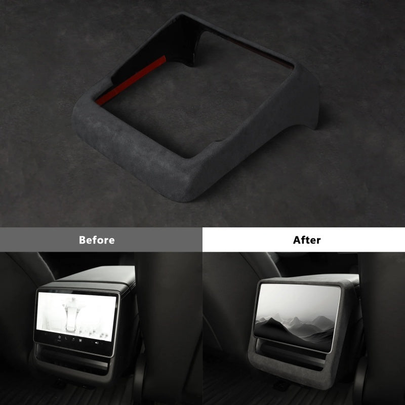 Tesla Model 3/Y Juniper Highland Alcantara Rear Display Frame Cover