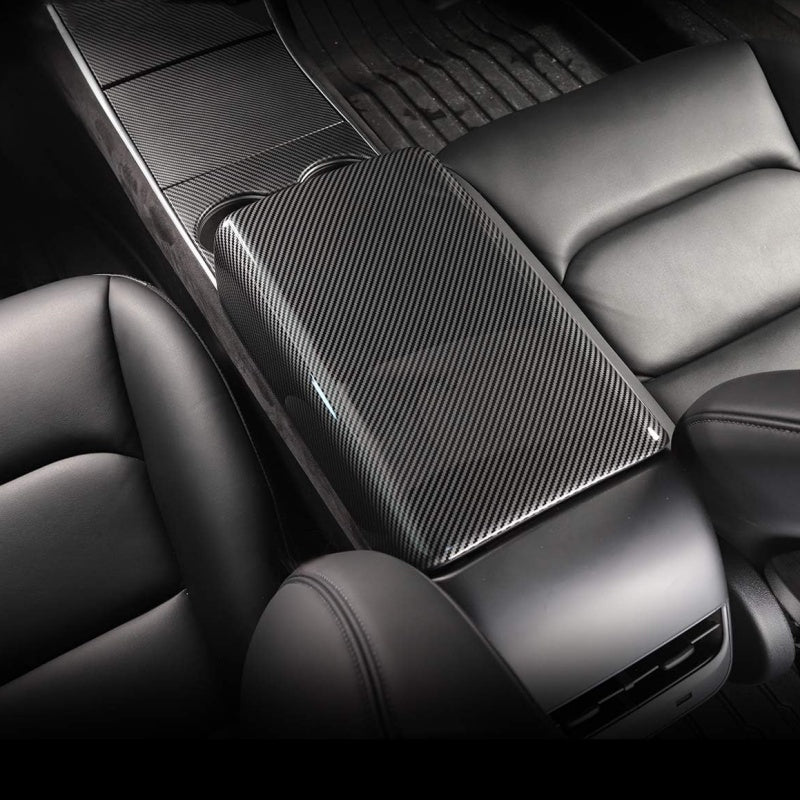 Tesla Model 3 /Y Highland Carbon Fiber Armrest Cover