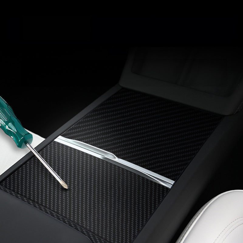 Tesla Model 3 Highland/Y Juniper Carbon Fiber Pattern Center Panel Patch