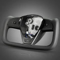 Tesla Model 3/Y Yoke Steering Wheel  - Black Nappa Leather