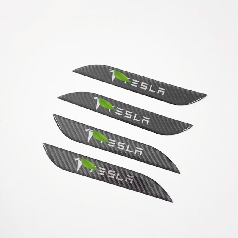 Tesla Model S Carbon Fiber Style Door Handle Protector