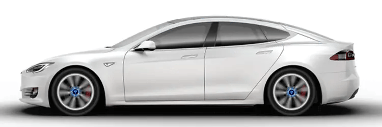 19" Floating Cap for Tesla Model 3 (4pcs)