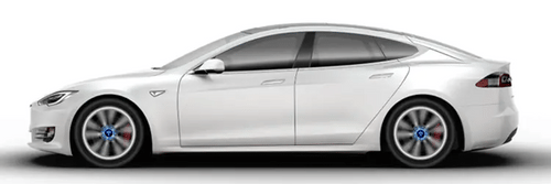 19" Floating Cap for Tesla Model 3 (4pcs)