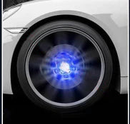 Tesla Model Y LED Floating Center Caps (4pcs)