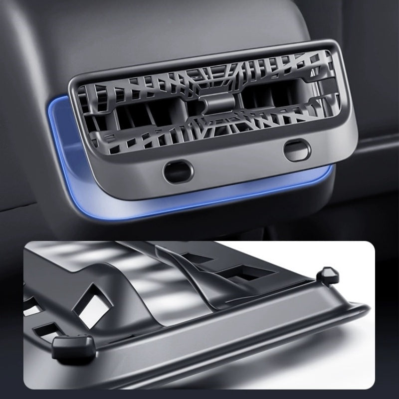 Tesla Model Y/3 Highland Rear Seat Vent Cover Frame and Under Seat Outlet Cover