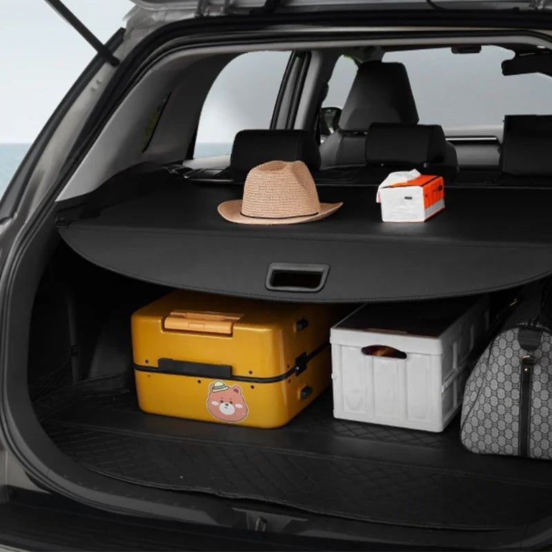 Retractable Leather Cargo Organizer Shield Shade for Tesla Model Y 2021-2025