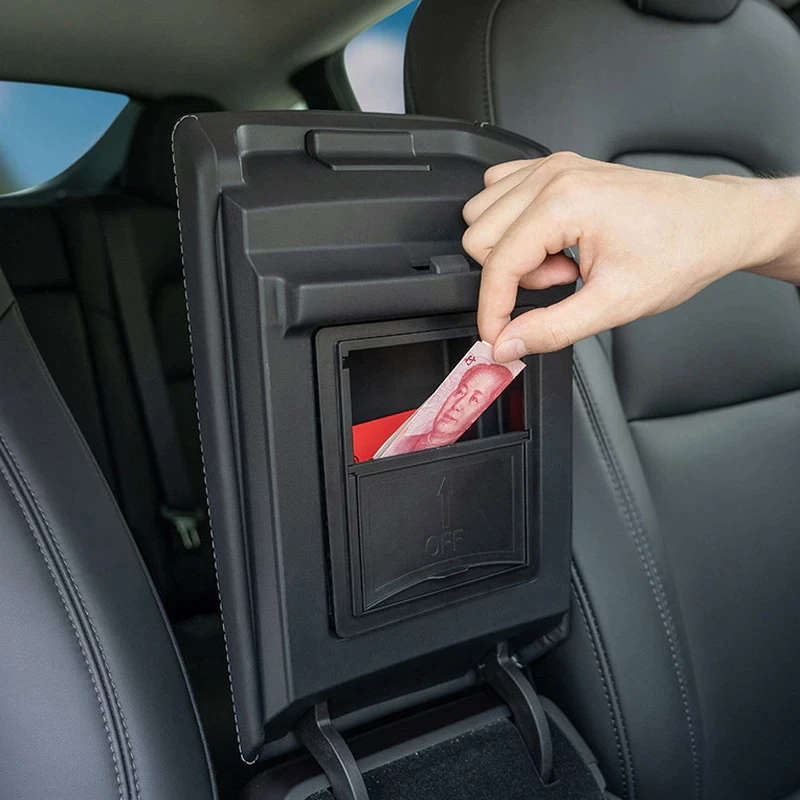Center Console Organizer Armrest Hidden Storage Box suitable for Tesla Model 3/Y